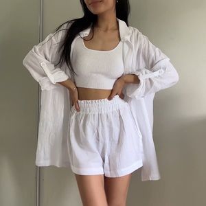 Showpo White Women's Shorts